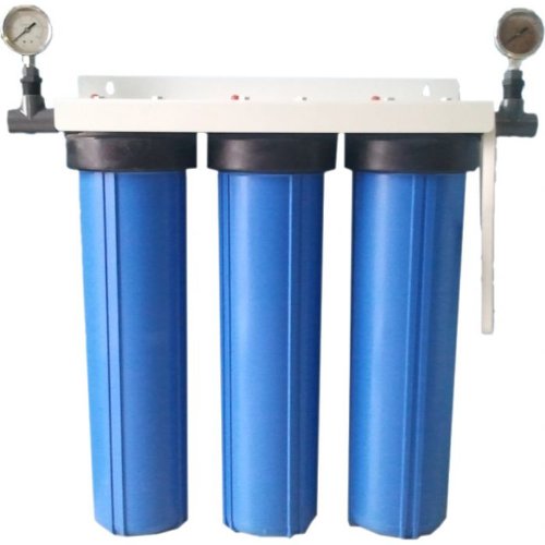 3-Stages 20×4.5” Big Blue Whole House Water Filtration System